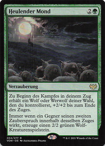 Magic The Gathering: Innistrad: Blutroter Bund DE: #204 Heulender Mond
