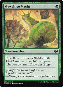 Magic The Gathering: Innistrad: Blutroter Bund DE: #208 Gewaltige Macht