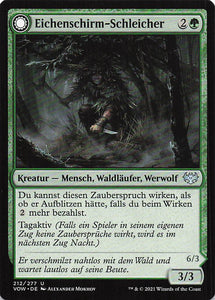 Magic The Gathering: Innistrad: Blutroter Bund DE: #212 Eichenschirm-Schleicher // Nächtlicher Lauerer