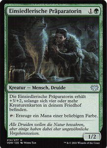 Magic The Gathering: Innistrad: Blutroter Bund DE: #214 Einsiedlerische Präparatorin