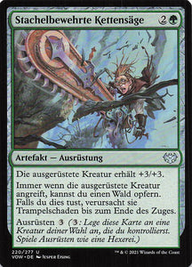Magic The Gathering: Innistrad: Blutroter Bund DE: #220 Stachelbewehrte Kettensäge