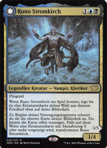 Magic The Gathering: Innistrad: Blutroter Bund DE: #246 Runo Stromkirch // Krothus, Herr der Tiefen