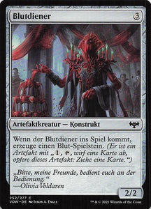 Magic The Gathering: Innistrad: Blutroter Bund DE: #252 Blutdiener