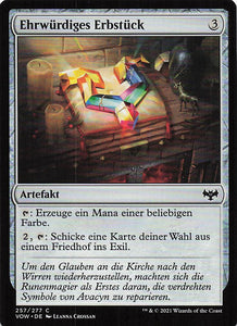 Magic The Gathering: Innistrad: Blutroter Bund DE: #257 Ehrwürdiges Erbstück
