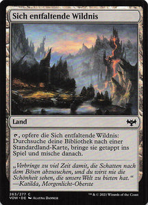 Magic The Gathering: Innistrad: Blutroter Bund DE: #263 Sich entfaltende Wildnis