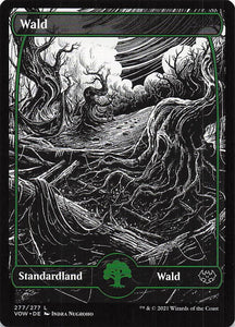 Magic The Gathering: Innistrad: Blutroter Bund DE: #277 Wald