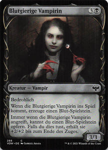 Magic The Gathering: Innistrad: Blutroter Bund Extras DE: #288 Blutgierige Vampirin