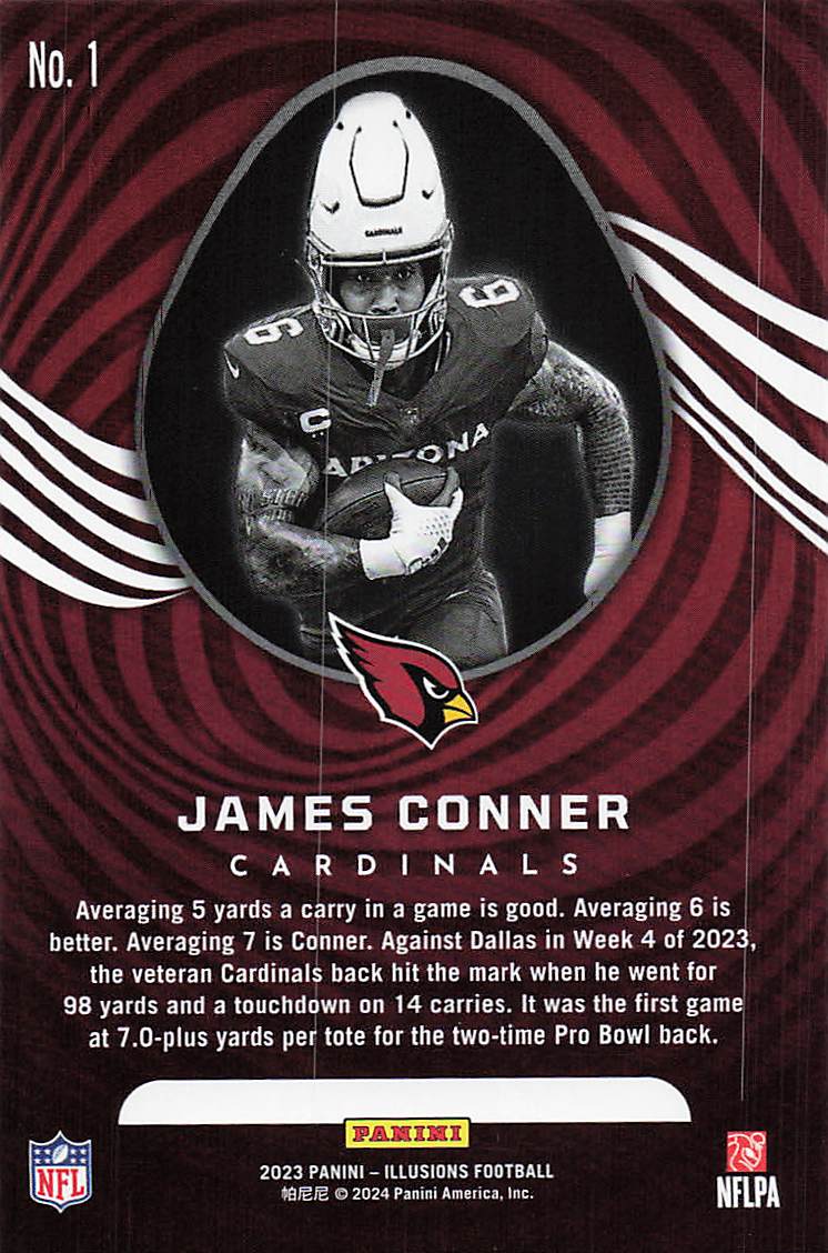 2023 Panini Illusions  James Conner #1