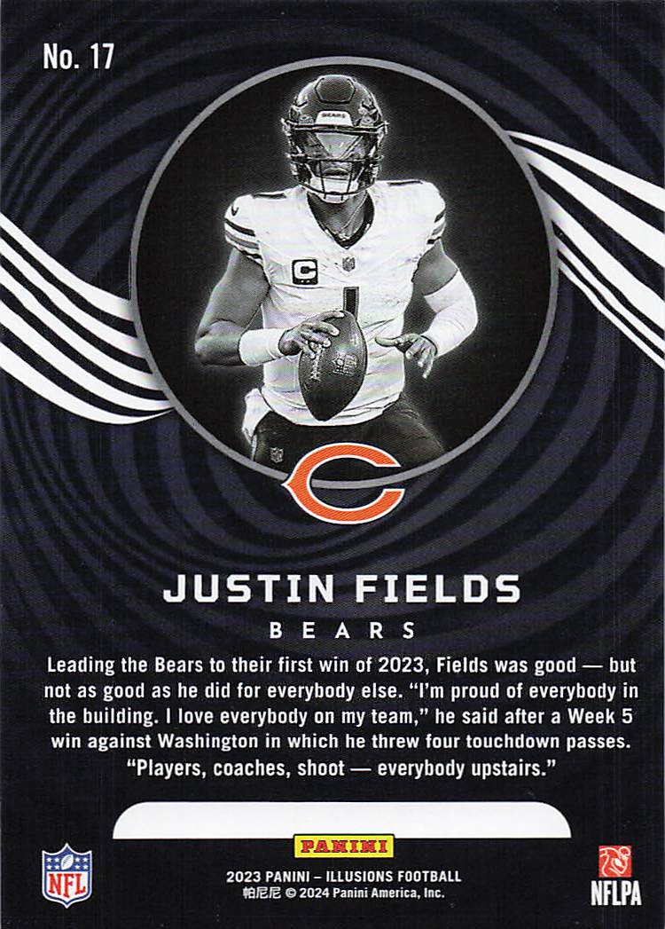 2023 Panini Illusions Justin Fields #17