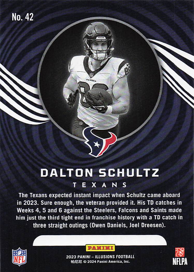 2023 Panini Illusions  Dalton Schultz #42