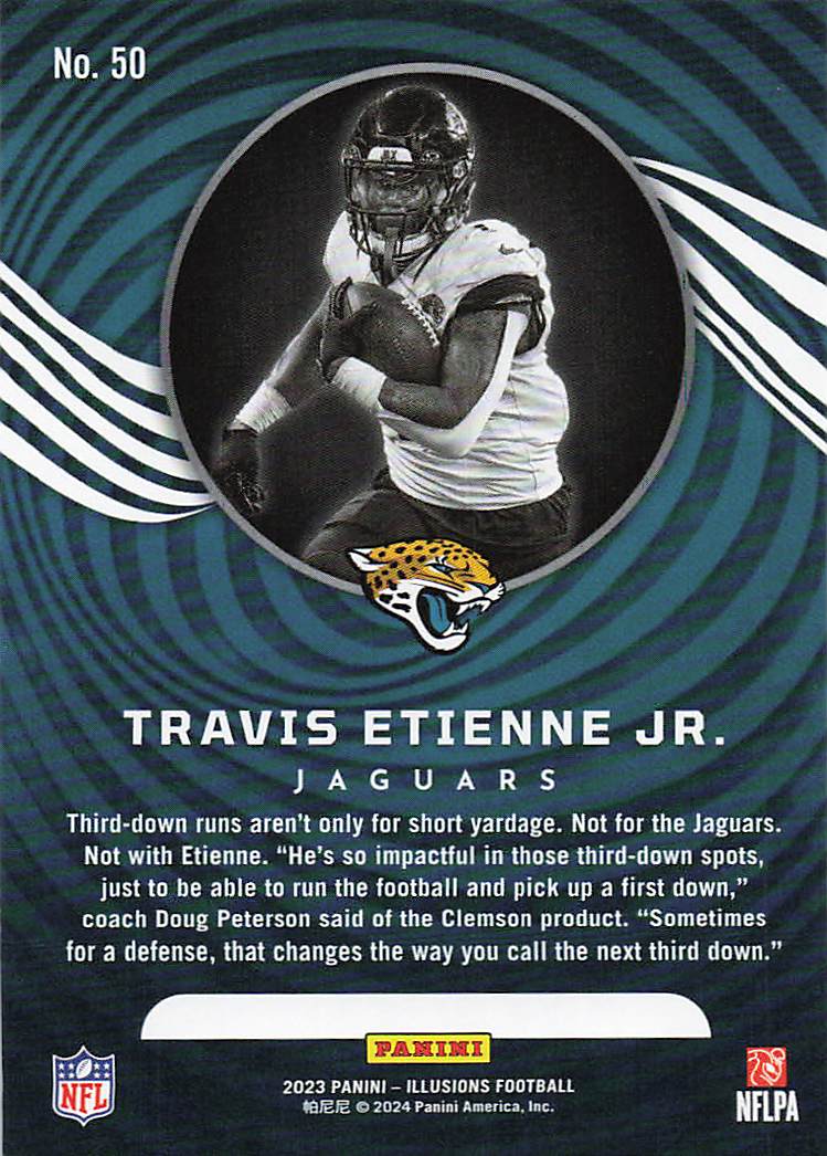2023 Panini Illusions  Travis Etienne Jr. #50