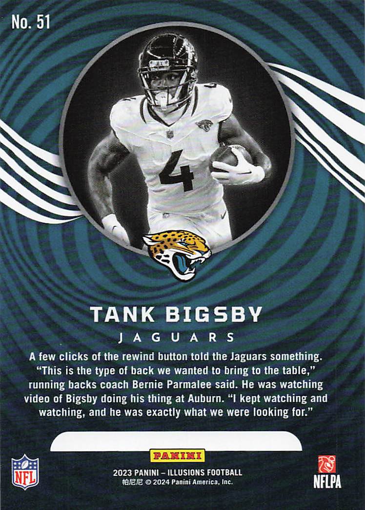 2023 Panini Illusions  Tank Bigsby #51 RC