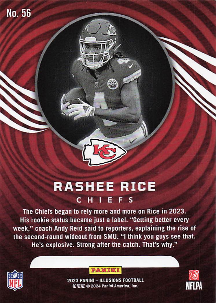 2023 Panini Illusions  Rashee Rice #56 RC