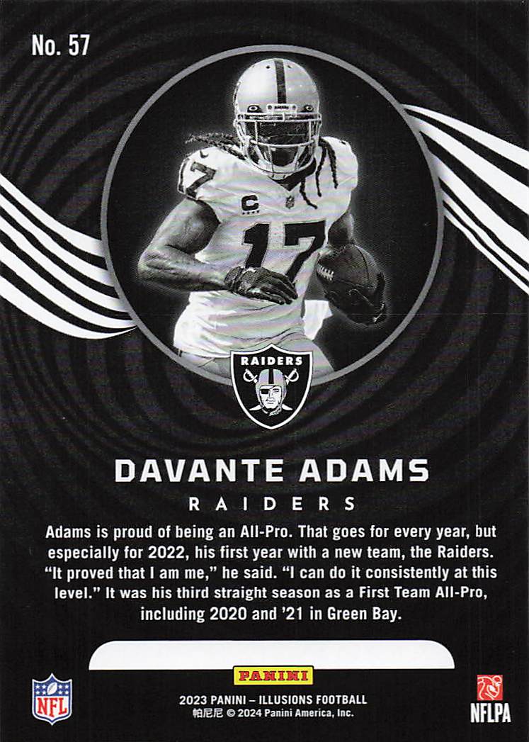 2023 Panini Illusions  Davante Adams #57