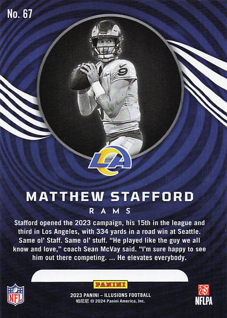 2023 Panini Illusions  Matthew Stafford #67