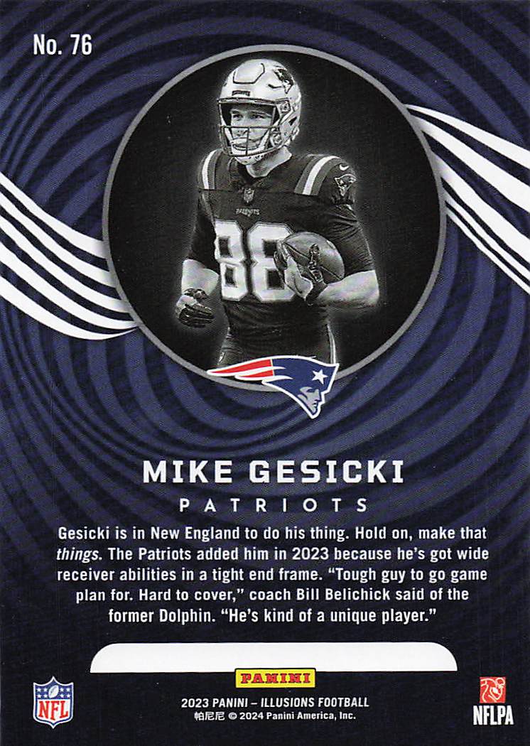 2023 Panini Illusions  Mike Gesicki #76