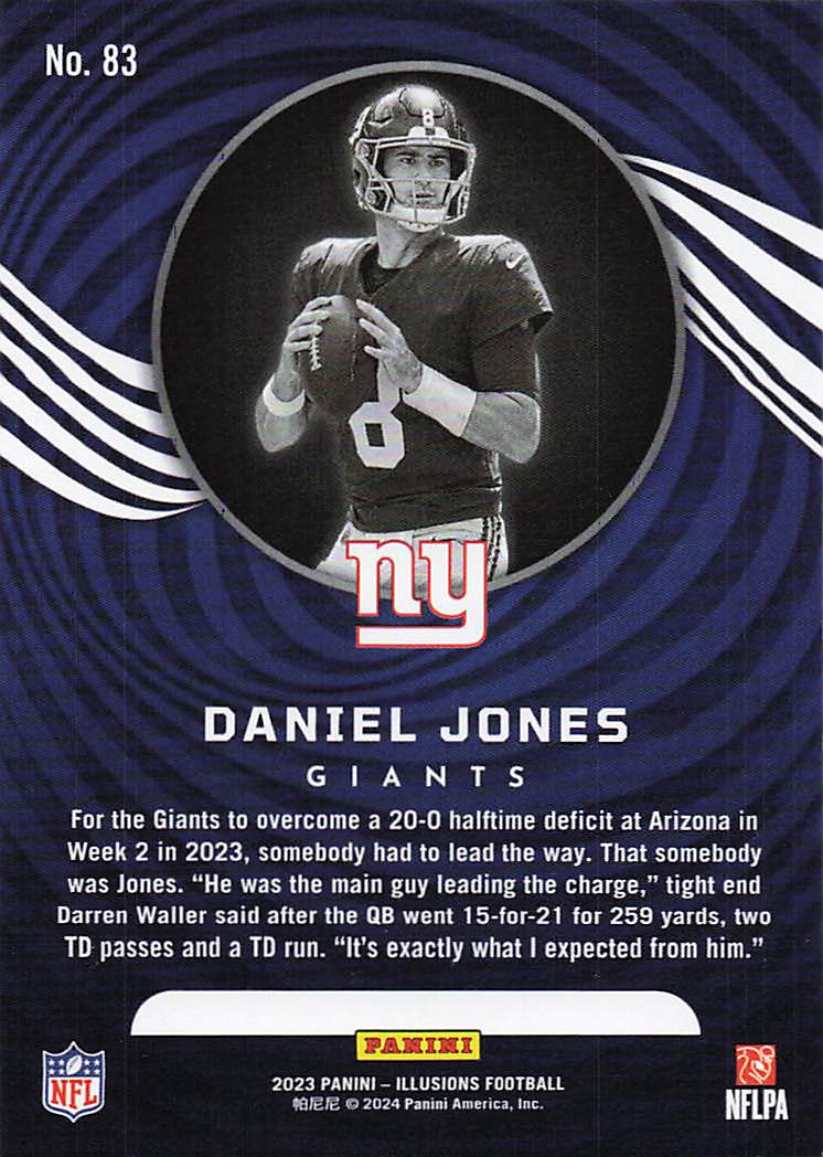 2023 Panini Illusions  Daniel Jones #83