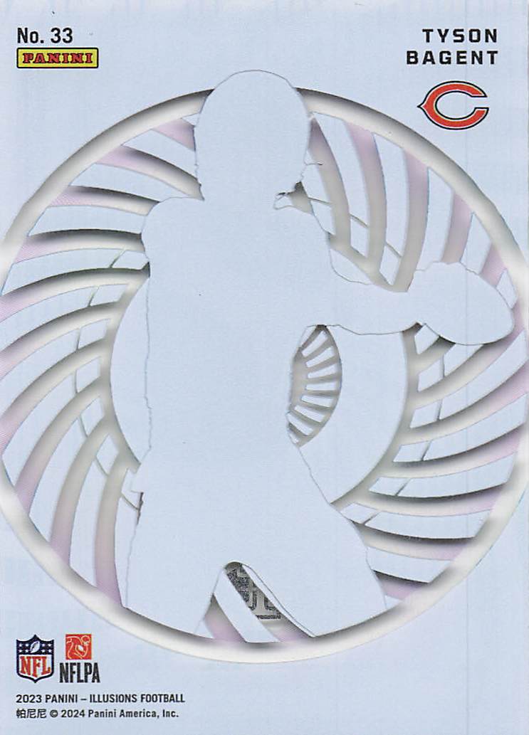 2023 Panini Illusions Mystique Tyson Bagent #33 RC