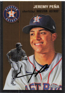 2023 Topps Chrome Platinum Anniversary Baseball Jeremy Peña #243