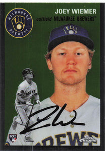 2023 Topps Chrome Platinum Anniversary Baseball Joey Wiemer #6 RC