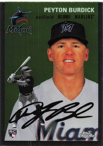 2023 Topps Chrome Platinum Anniversary Baseball Peyton Burdick #61 RC