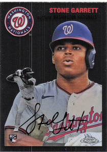 2023 Topps Chrome Platinum Anniversary Baseball Stone Garrett #96 RC