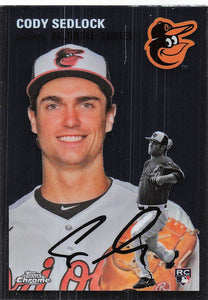 2023 Topps Chrome Platinum Anniversary Baseball Cody Sedlock #126 RC