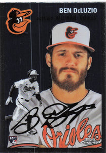2023 Topps Chrome Platinum Anniversary Baseball Ben DeLuzio #180 RC