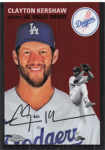 2023 Topps Chrome Platinum Anniversary Baseball Clayton Kershaw #295