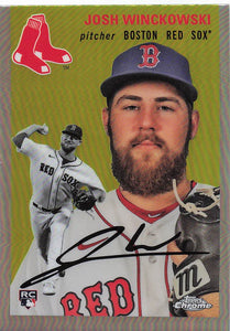 2023 Topps Chrome Platinum Anniversary Baseball Refractor Josh Winckowski #19 RC