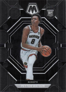 2022-23 Panini Mosaic Basketball Peyton Watson #221 RC