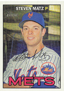 2016 Topps Heritage Steven Matz #62