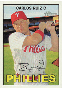2016 Topps Heritage Carlos Ruiz #138