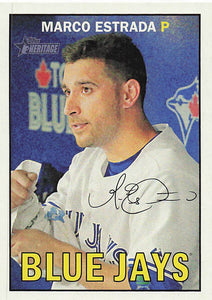 2016 Topps Heritage Marco Estrada #245