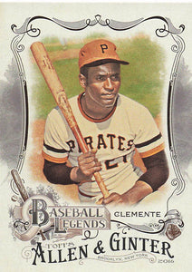 2016 Topps Allen & Ginter Baseball Legends Roberto Clemente #BL-9