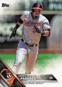 2016 Topps Jimmy Paredes #6
