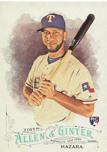 2016 Topps Allen & Ginter Nomar Mazara #222 RC