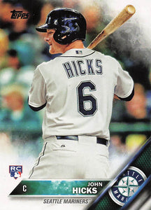 2016 Topps John Hicks #22 RC