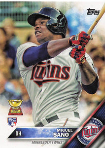 2016 Topps Miguel Sano #78 RC