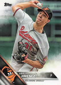 2016 Topps Ubaldo Jimenez #88