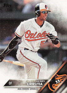 2016 Topps Henry Urrutia #158