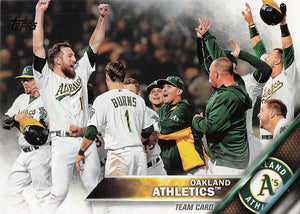 2016 Topps Oakland Athletics #198