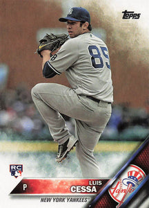 2016 Topps Update Series Luis Cessa #US18 RC
