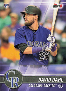 2017 Topps Bunt David Dahl #13 RC