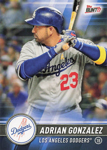 2017 Topps Bunt Adrian Gonzalez #58