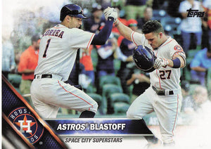 2016 Topps Update Series Carlos Correa - Jose Altuve #US27