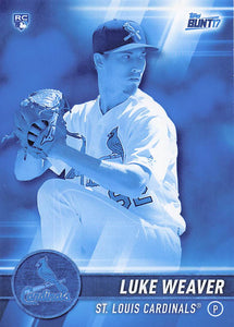 2017 Topps Bunt Blue Luke Weaver #19 RC
