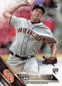 2016 Topps Update Series Derek Law #US72 RC