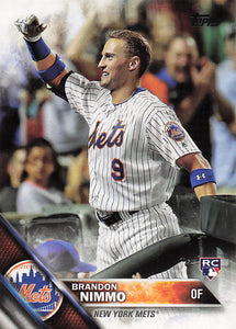 2016 Topps Update Series Brandon Nimmo #US74 RC