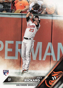 2016 Topps Update Series Joey Rickard #US105 RC